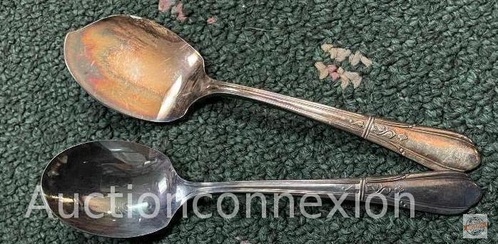 Vintage Flatware and chest, 1940's pattern