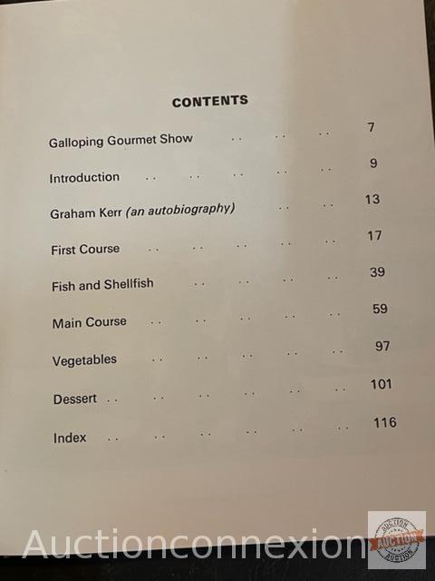 Cookbooks - 1969, 3 vintage "The Galloping Gourmet"