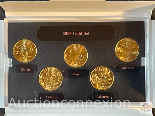 Coins - 2003 Gold Edition, State Quarter Collection