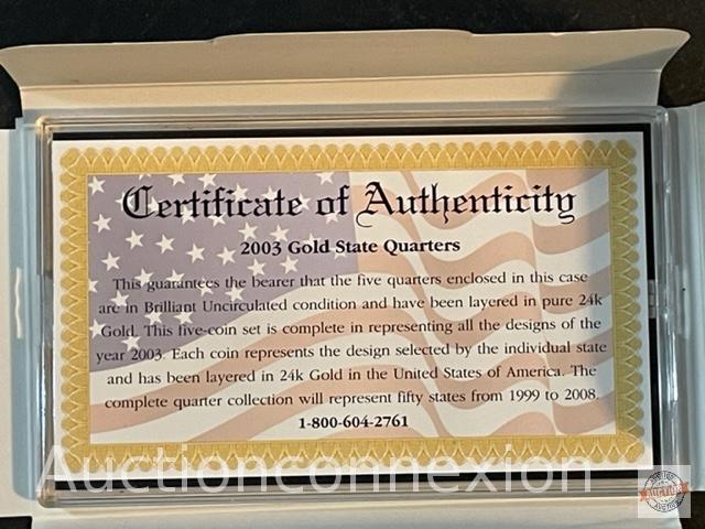 Coins - 2003 Gold Edition, State Quarter Collection