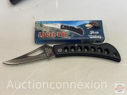 Knives - 2 Frost Cutlery, Eagle Eye and Green Beret USA