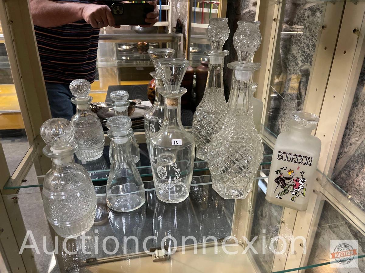 5 Liquor decanters