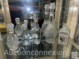 5 Liquor decanters