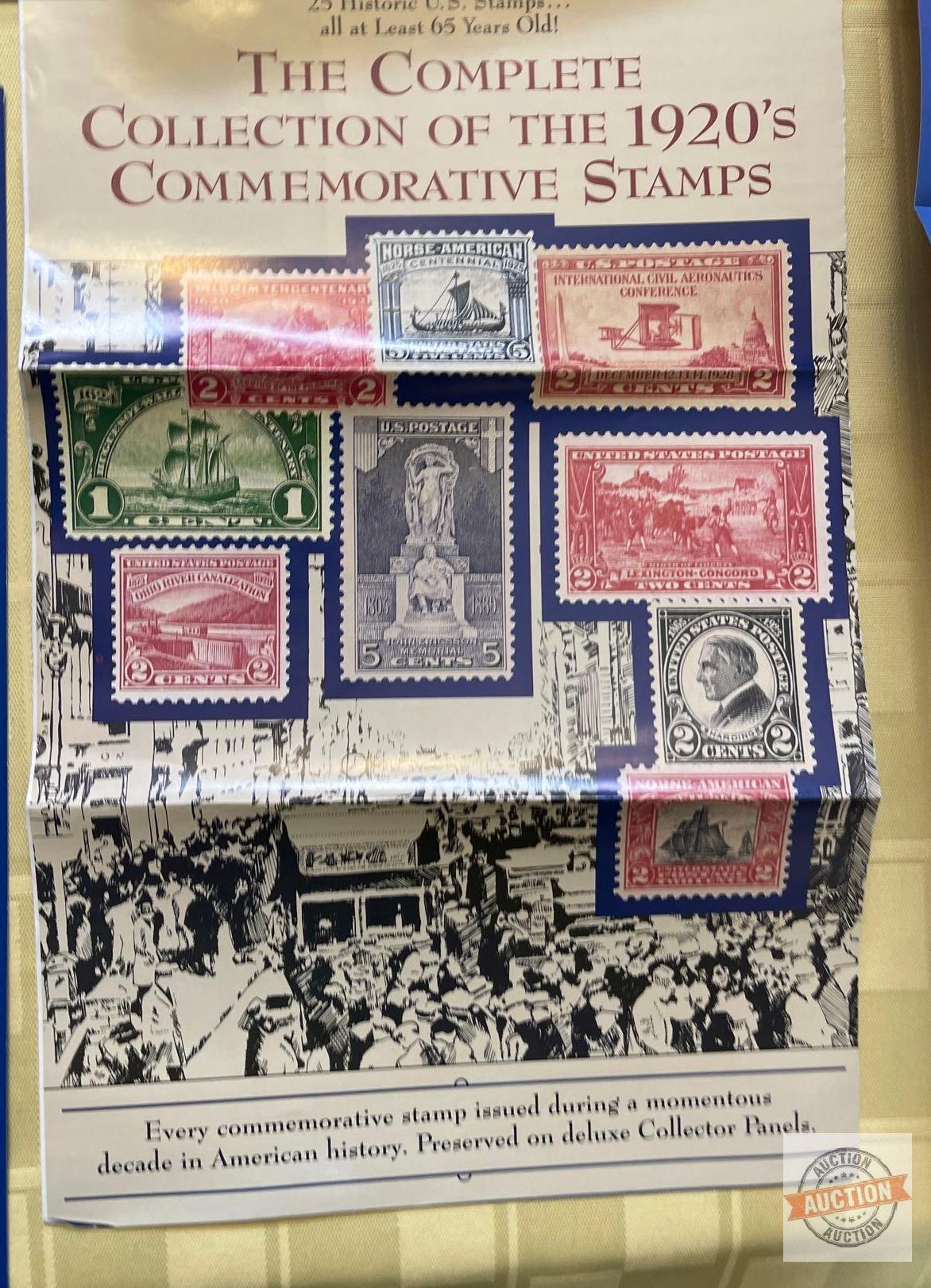 Stamp advertising brochures, ephemera