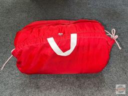 Sleeping bag, red