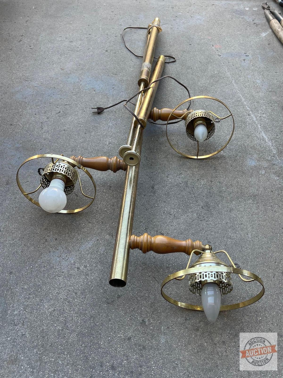 Vintage pole lamp, as is