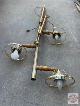 Vintage pole lamp, as is