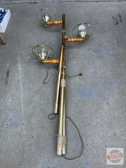 Vintage pole lamp, as is