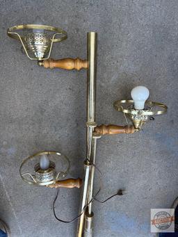 Vintage pole lamp, as is