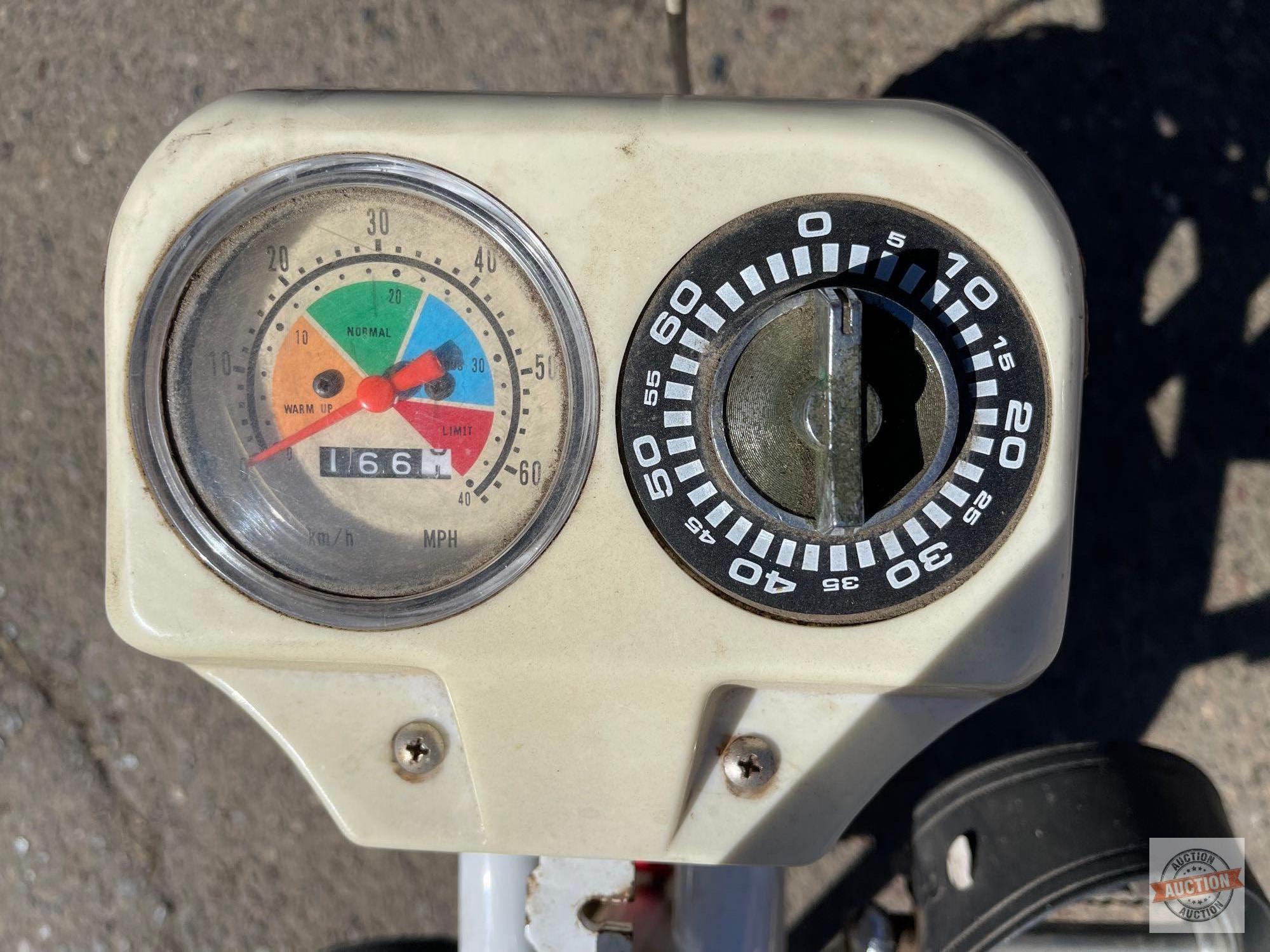 Vintage Vitamaster 50C Exercise Bicycle, strap is off