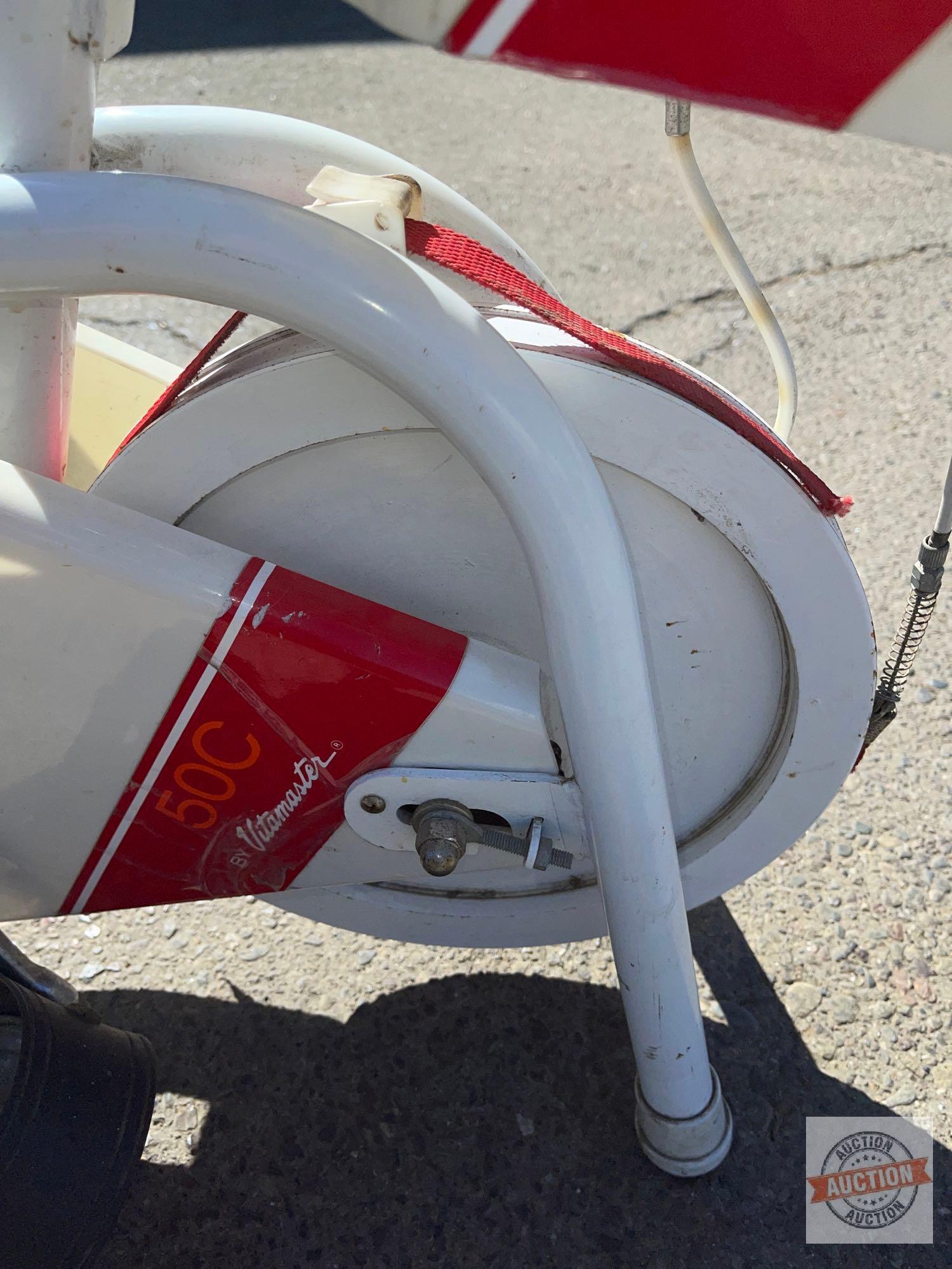 Vintage Vitamaster 50C Exercise Bicycle, strap is off