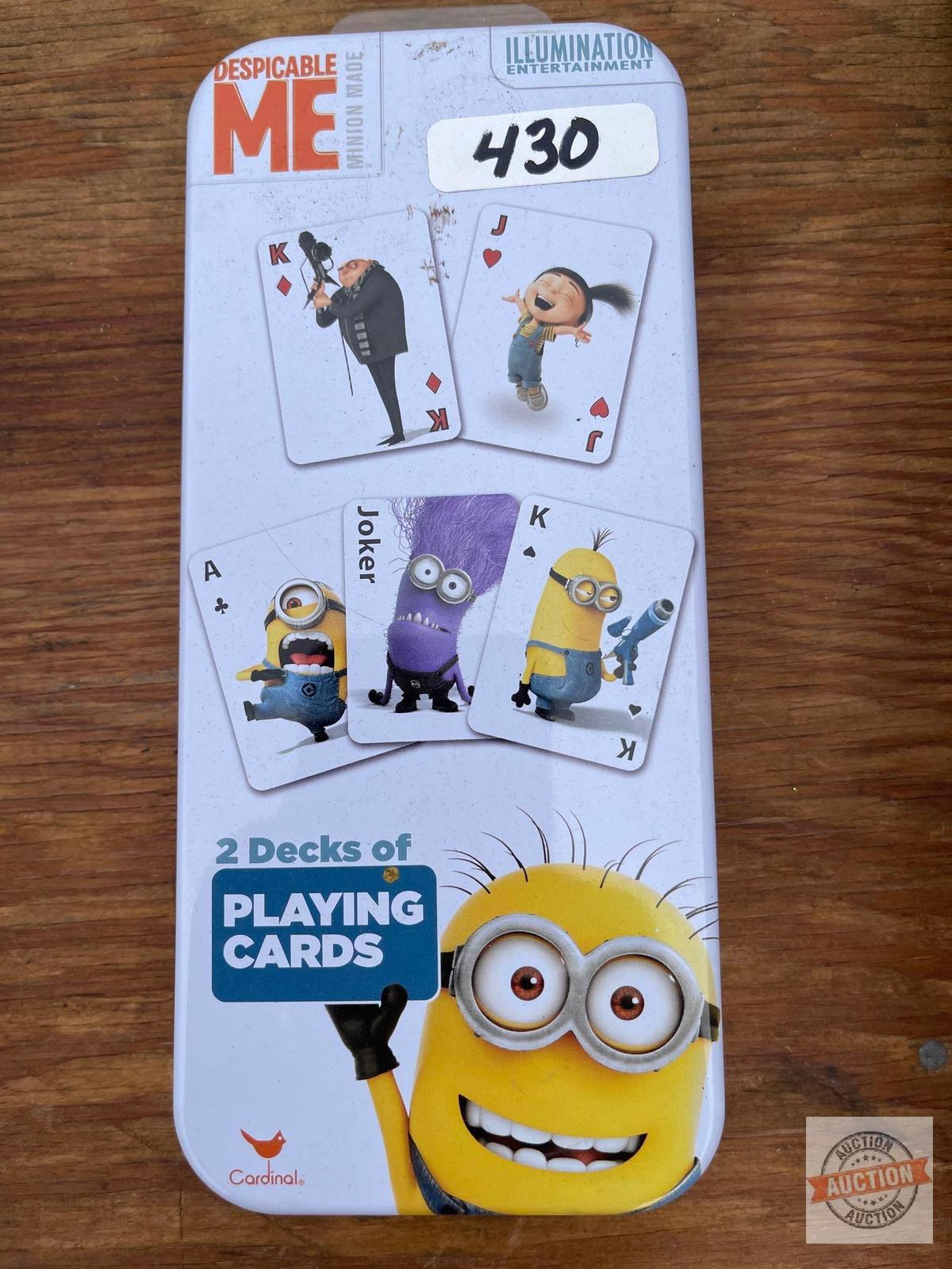 Toys - Despicable Me Minion 2 deck playing cards in collector tin
