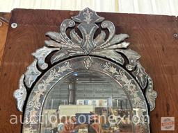 Venetian styled wall mirror