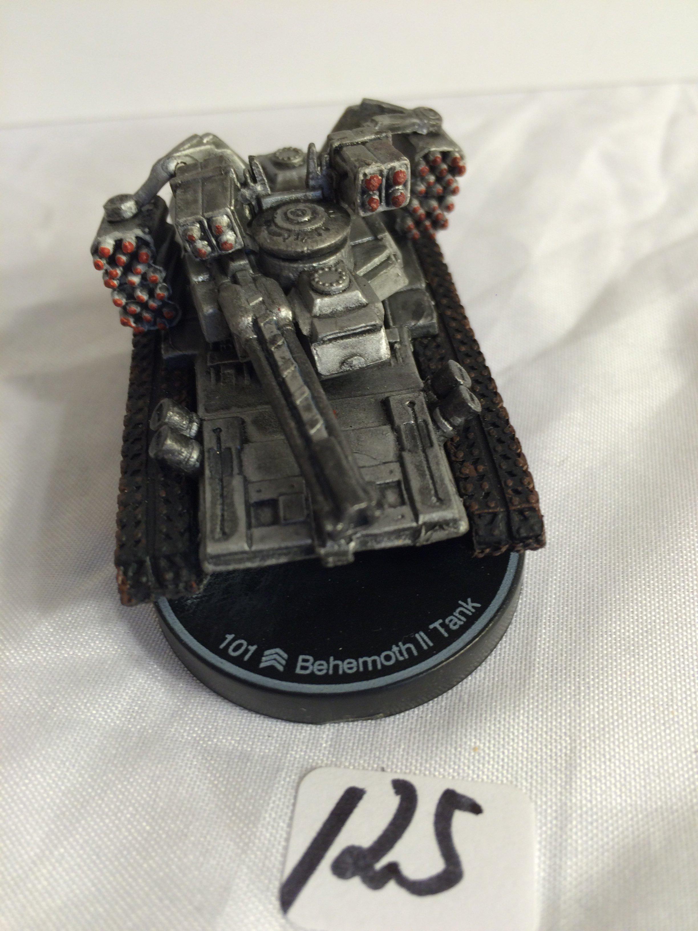 Collector Loose 2002 Wizkids Miniature Mechwarrior War Vehicle 101 Behemoth II Tank