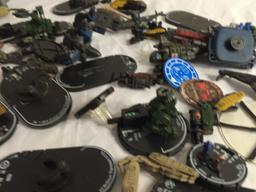 Lots Of Pieces Loose Collector Wizkids Miniatures Mechwarrior War Vehicles & Figures Damage