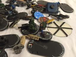 Lots Of Pieces Loose Collector Wizkids Miniatures Mechwarrior War Vehicles & Figures Damage