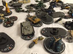Lots Of Pieces Loose Collector Wizkids Miniatures Mechwarrior War Vehicles & Figures Damage