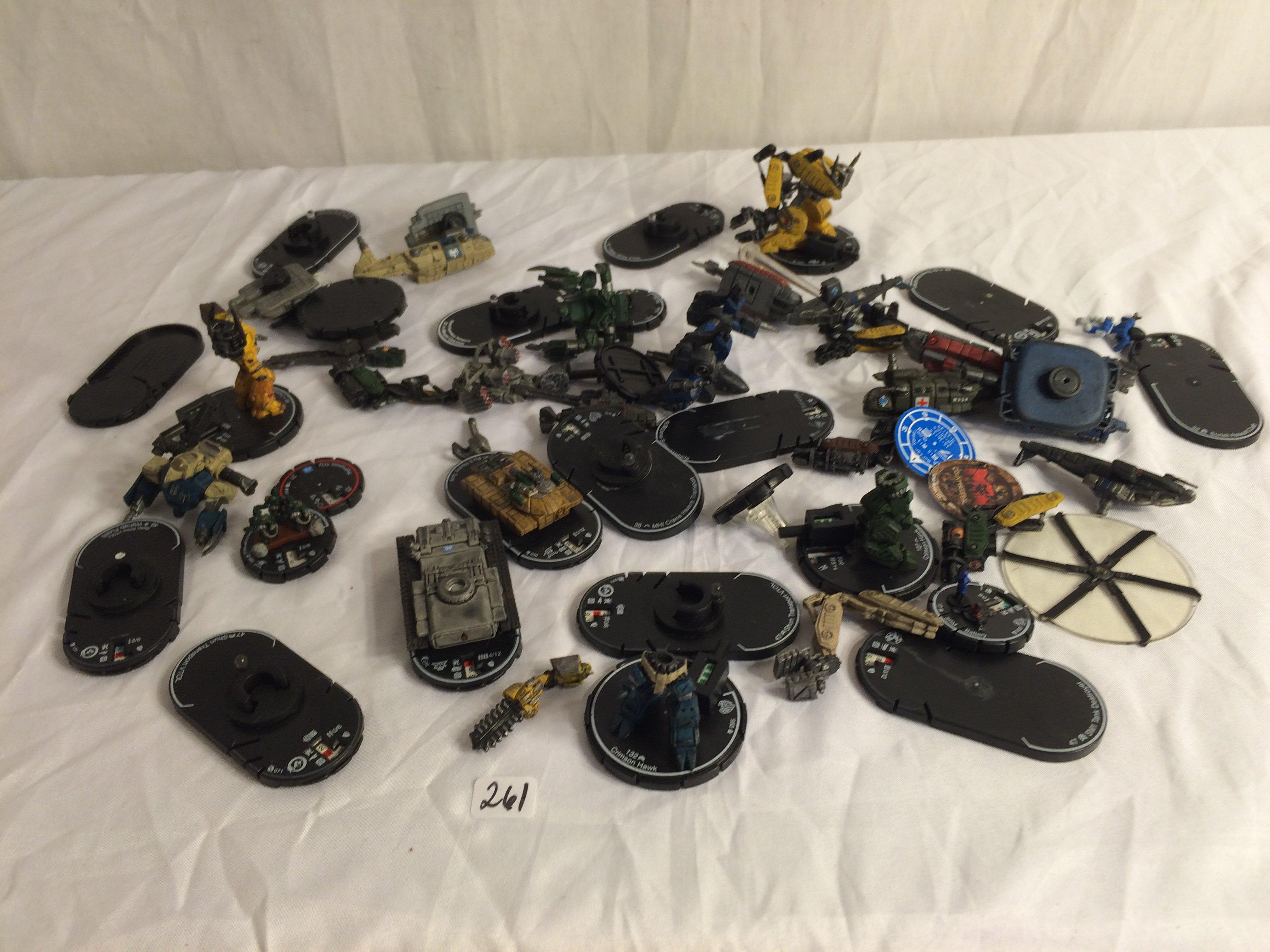 Lots Of Pieces Loose Collector Wizkids Miniatures Mechwarrior War Vehicles & Figures Damage