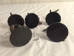 Lot of 5 Pieces Loose Collector Wizkids Miniature Mechwarrior War Figure 1-2"Tall Figures