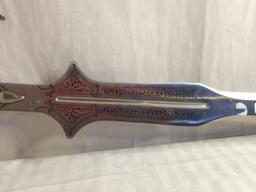 Collector Kit Rae Elexorien Sword of War UC1240 Fantasy Sword Overall Size 38.1/2" Long