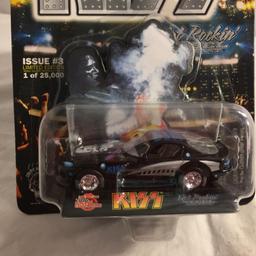 Collector NIP Nascar Racing Champions KISS Hot Rockin' #4 Limited Edition 1:64 Scale Die Cast Car