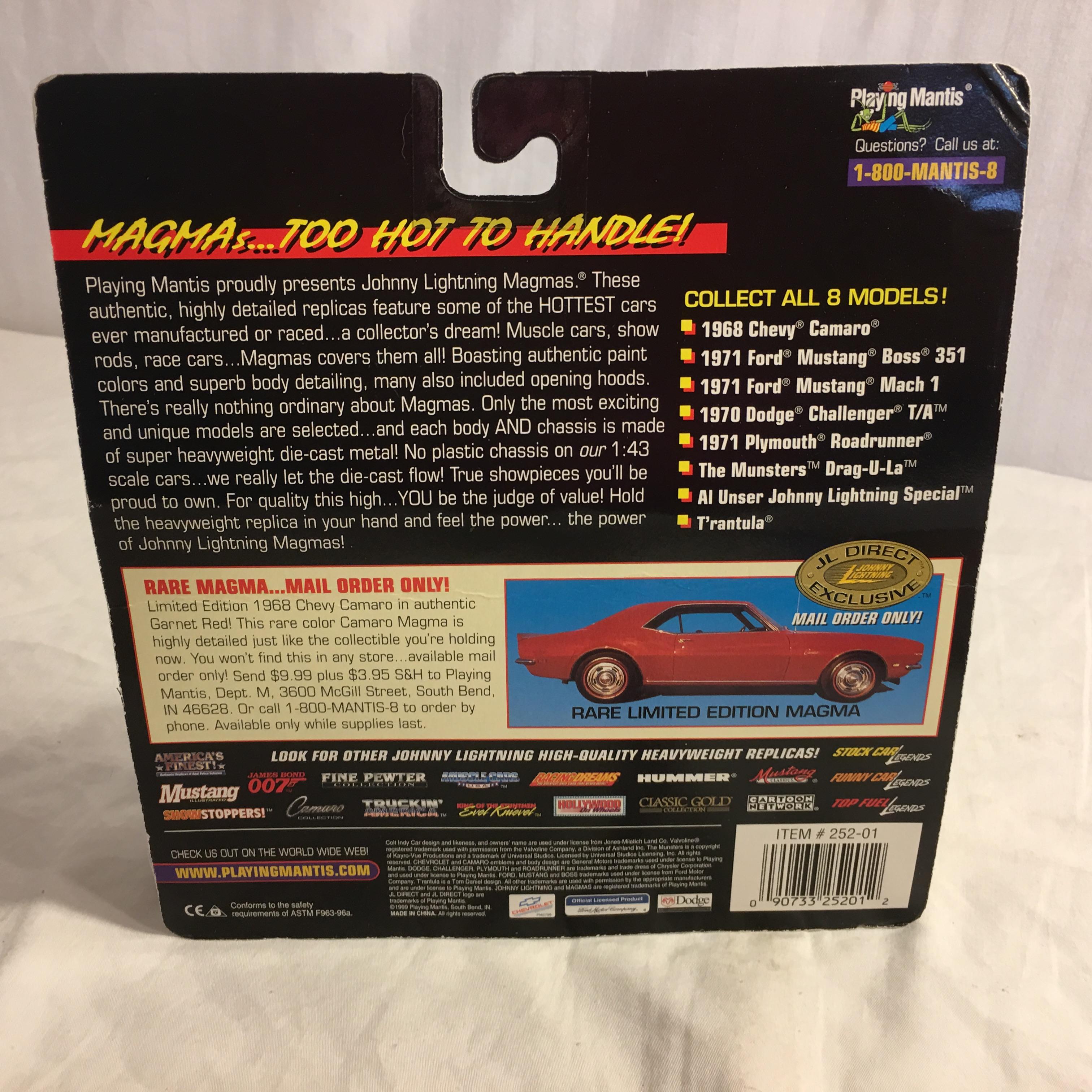 Collector NIP Johnny Lightning Magmas Limited Edition Authentic Heavyweight DieCast Replicas