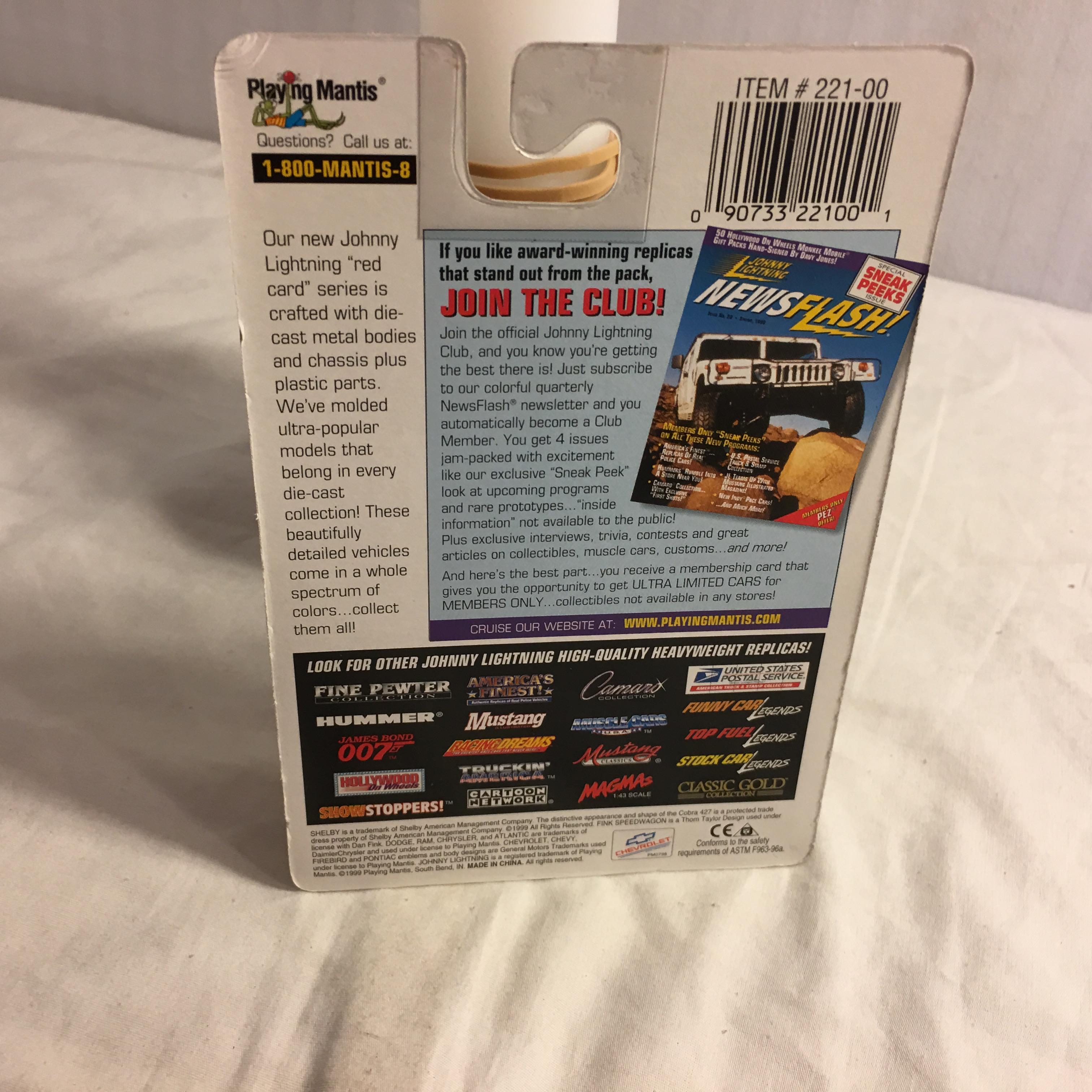 Collector NIP Johnny Lightning Authentic De-Cast Replicas 1941 Willy's Coupe Car