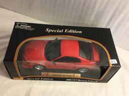 Collector  New Maisto 2000 Mustang SVT Cobra R  Special Edition 1:18 Scale DieCast Red Metal Car
