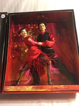 Collector NIB Barbie Mattel Edition Tango Barbie and Ken Designed Exclusivelt FAO SCHWARZ 13.5"T Box
