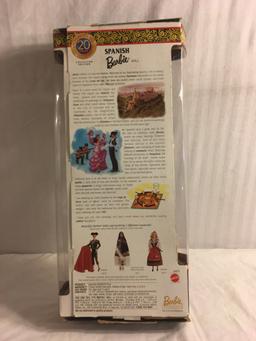 Collector NIB Barbie Mattel Edition Spanish Dolls Of The World 13"Tall Box Has Damage