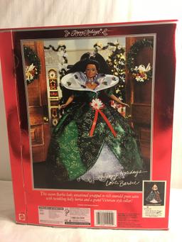 Collector NIB Barbie Mattel Edition Happy Holidays Special Edition African American Doll 14"Tall Box