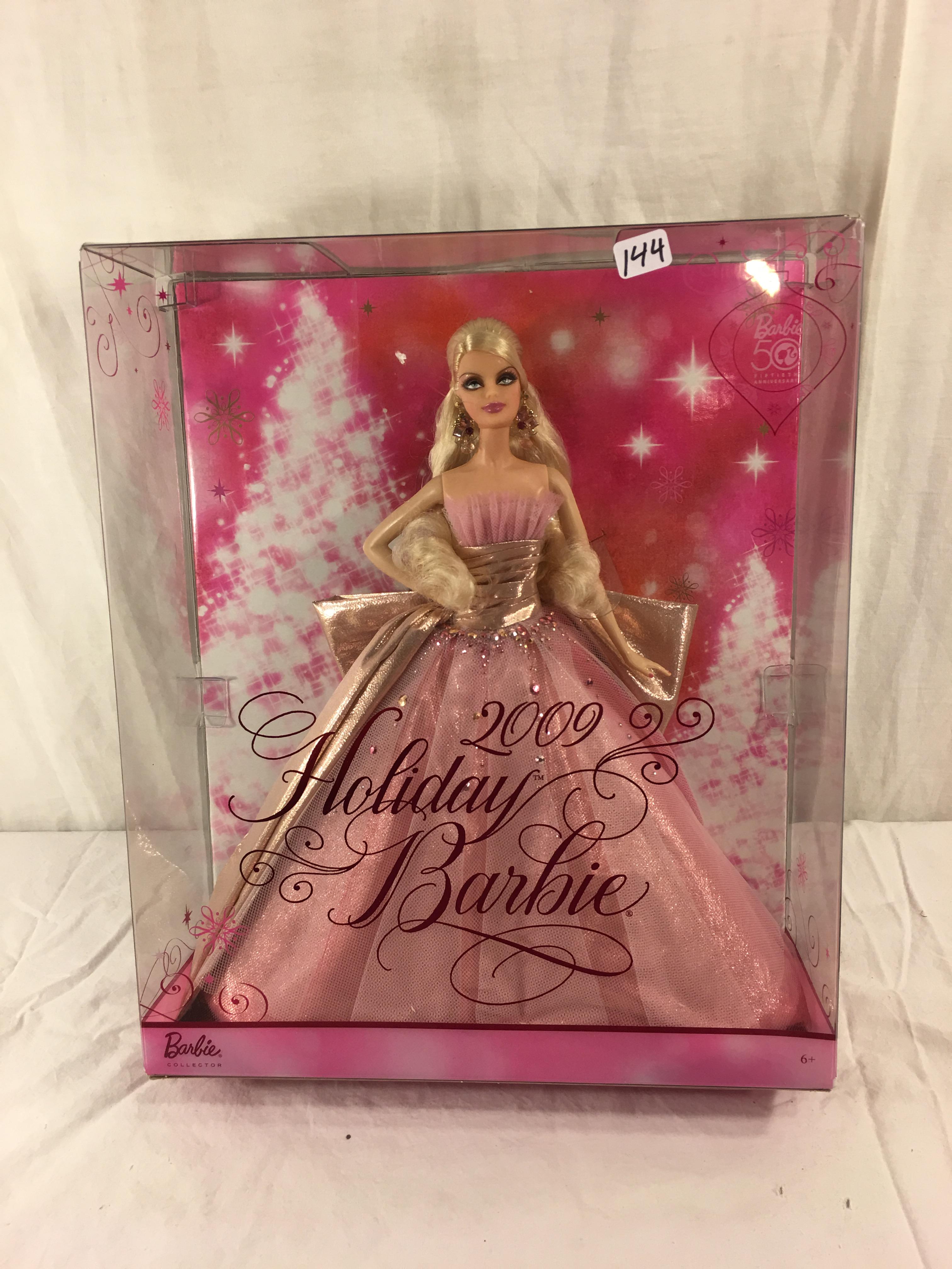NIB Mattel Barbie 2009 Holiday Barbie 50th Anniversary Barbie Doll 14"Tall Box Size