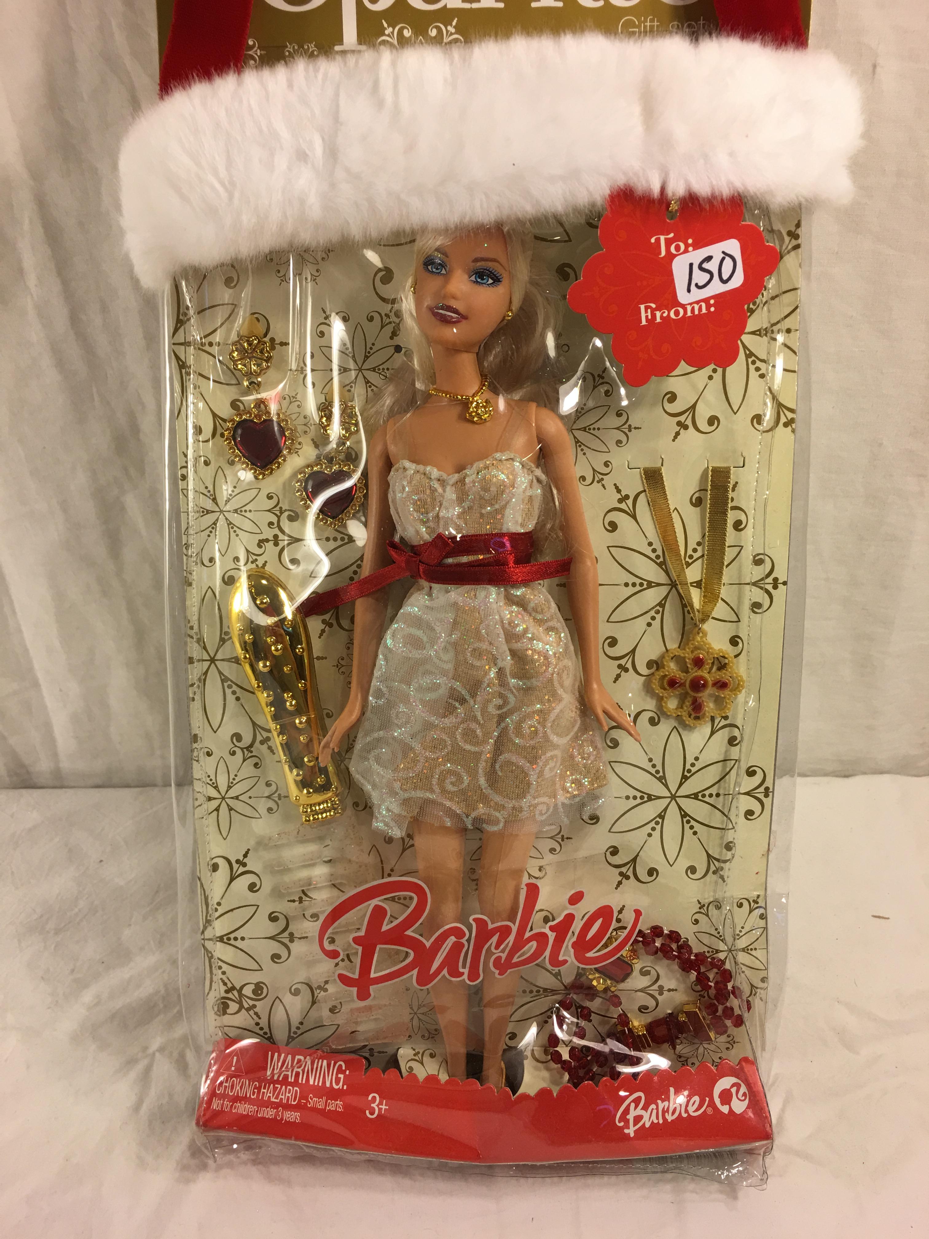 NIB Mattel Barbie 2008 Holiday Sparkle Barbie Doll 12"Tall