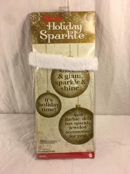 NIB Mattel Barbie 2008 Holiday Sparkle Barbie Doll 12"Tall