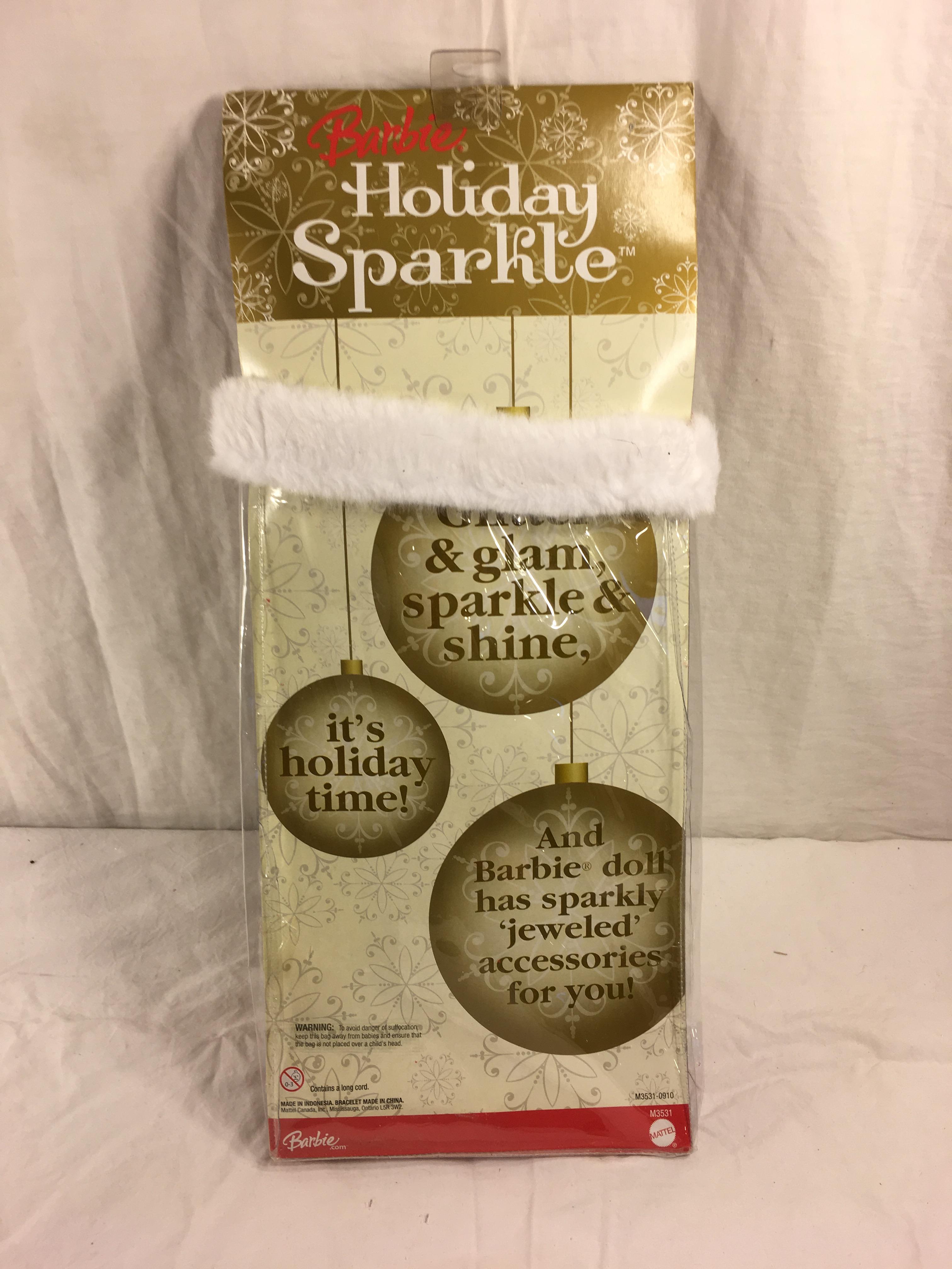 NIB Mattel Barbie 2008 Holiday Sparkle Barbie Doll 12"Tall