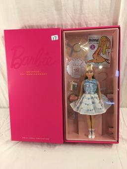 NIB 2013 Mattel Gold Label Collection Barbie Sikker 50th Anniversary Doll 13.5"tall Box Size