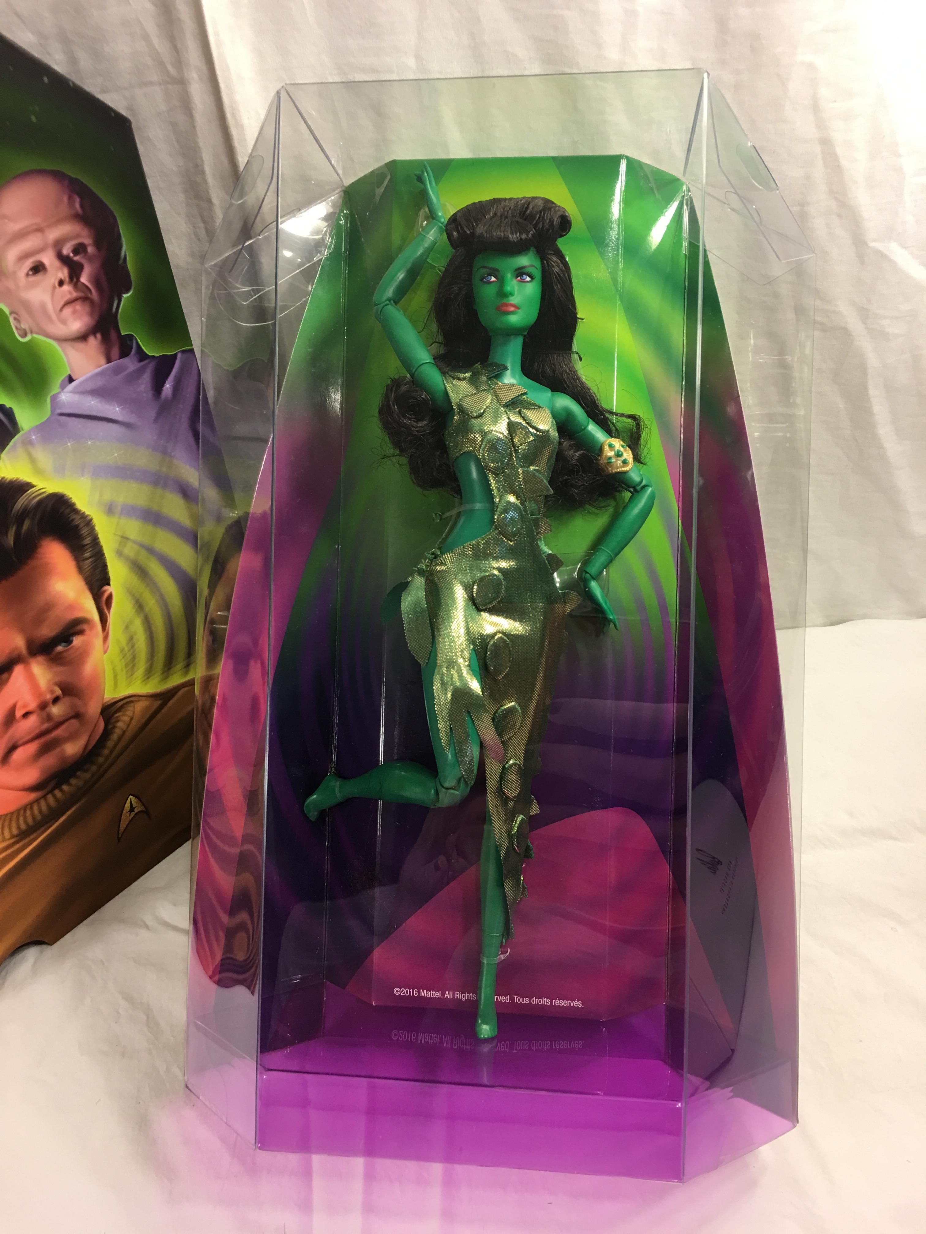 NIB Mattel Barbie Star Trek 50th Anniversary Doll 14.1/2"Tall Box Size