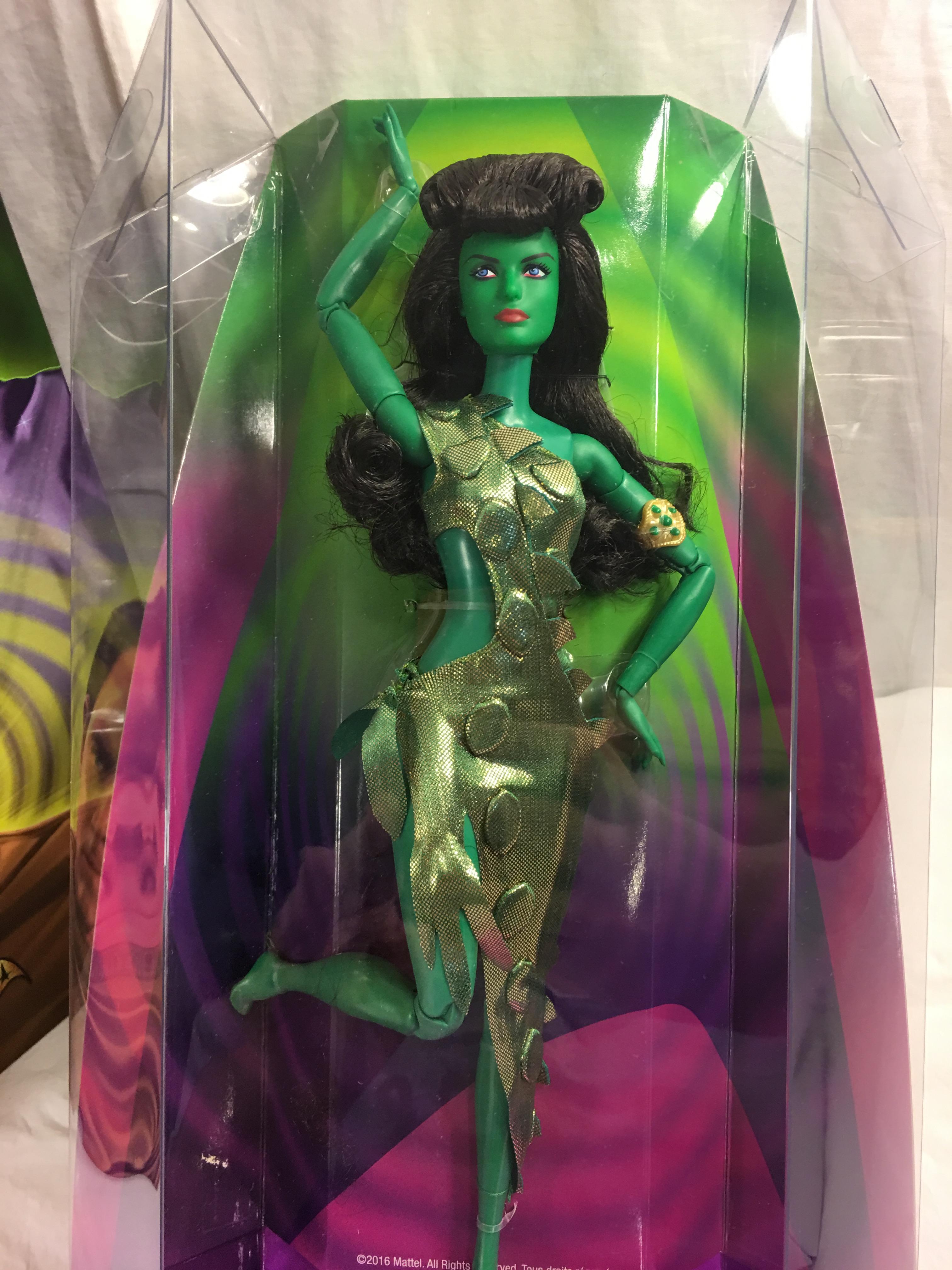 NIB Mattel Barbie Star Trek 50th Anniversary Doll 14.1/2"Tall Box Size