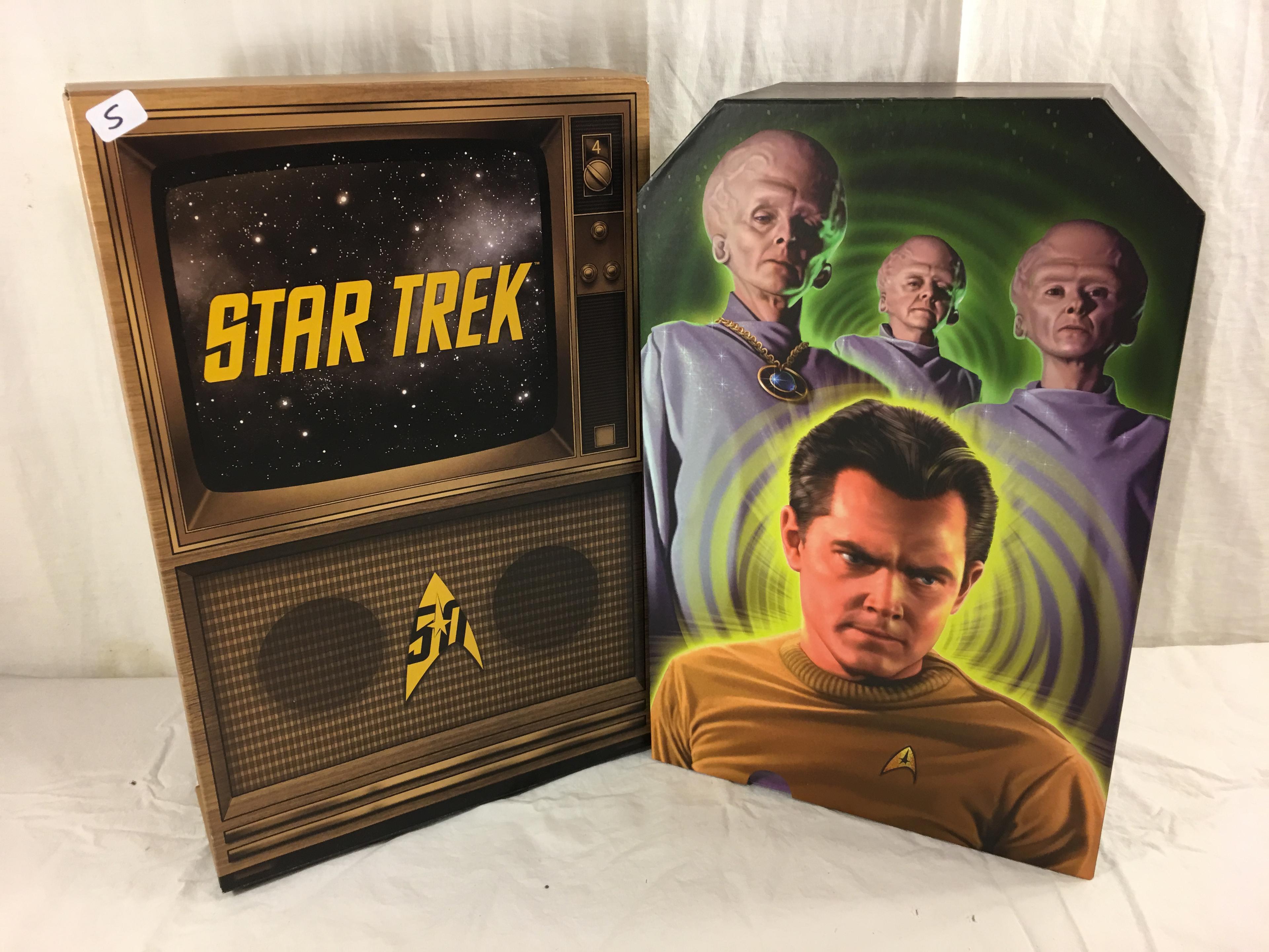 NIB Mattel Barbie Star Trek 50th Anniversary Doll 14.1/2"Tall Box Size