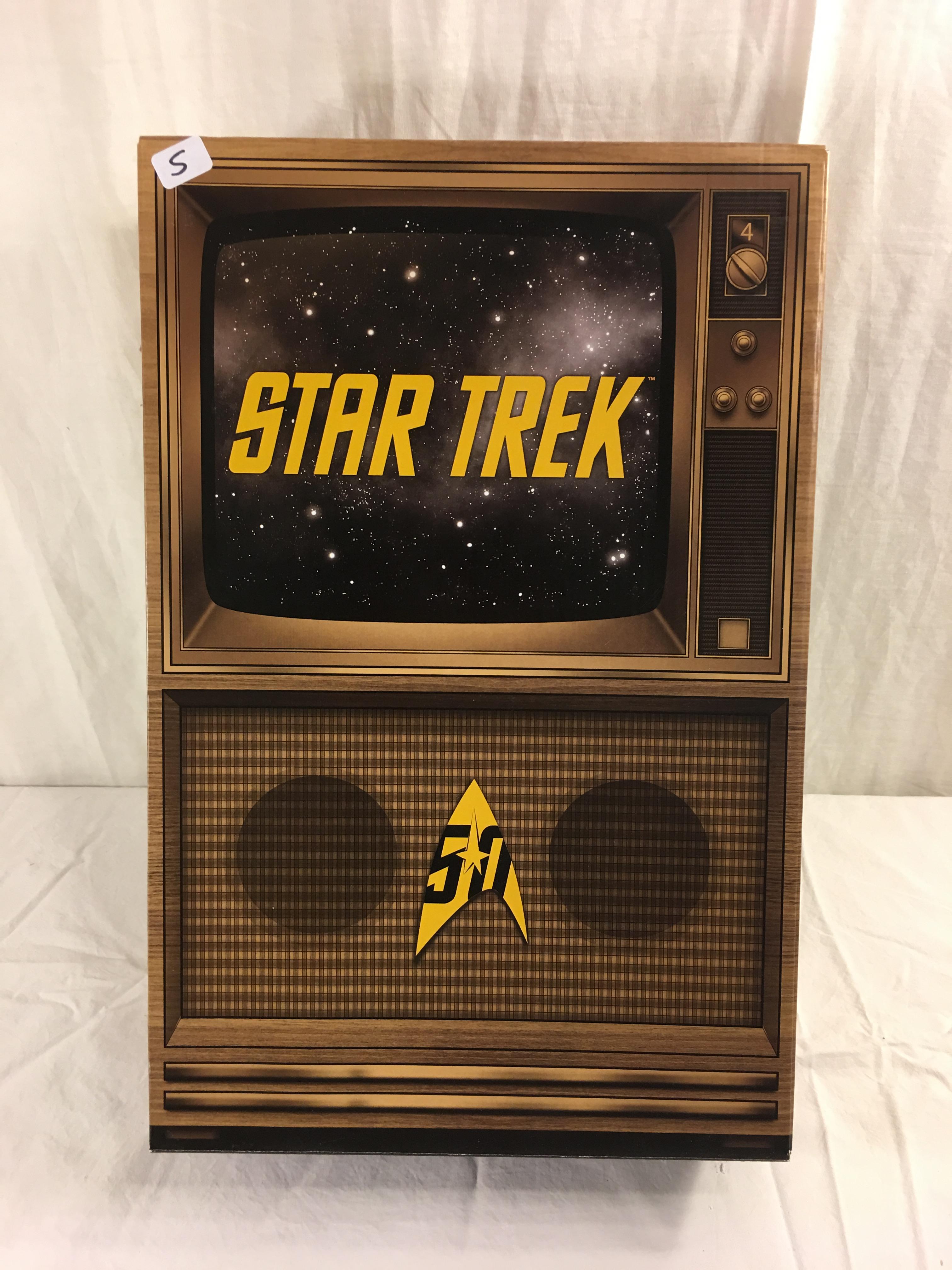 NIB Mattel Barbie Star Trek 50th Anniversary Doll 14.1/2"Tall Box Size