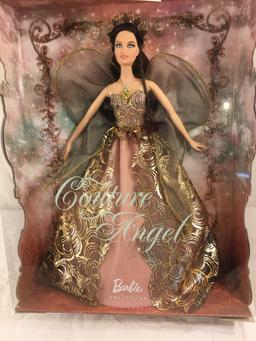 NIB Mattel Barbie Pink Label Barbie collector Couture Ange Barbie Doll Size:13.1/2"Tall Box Size