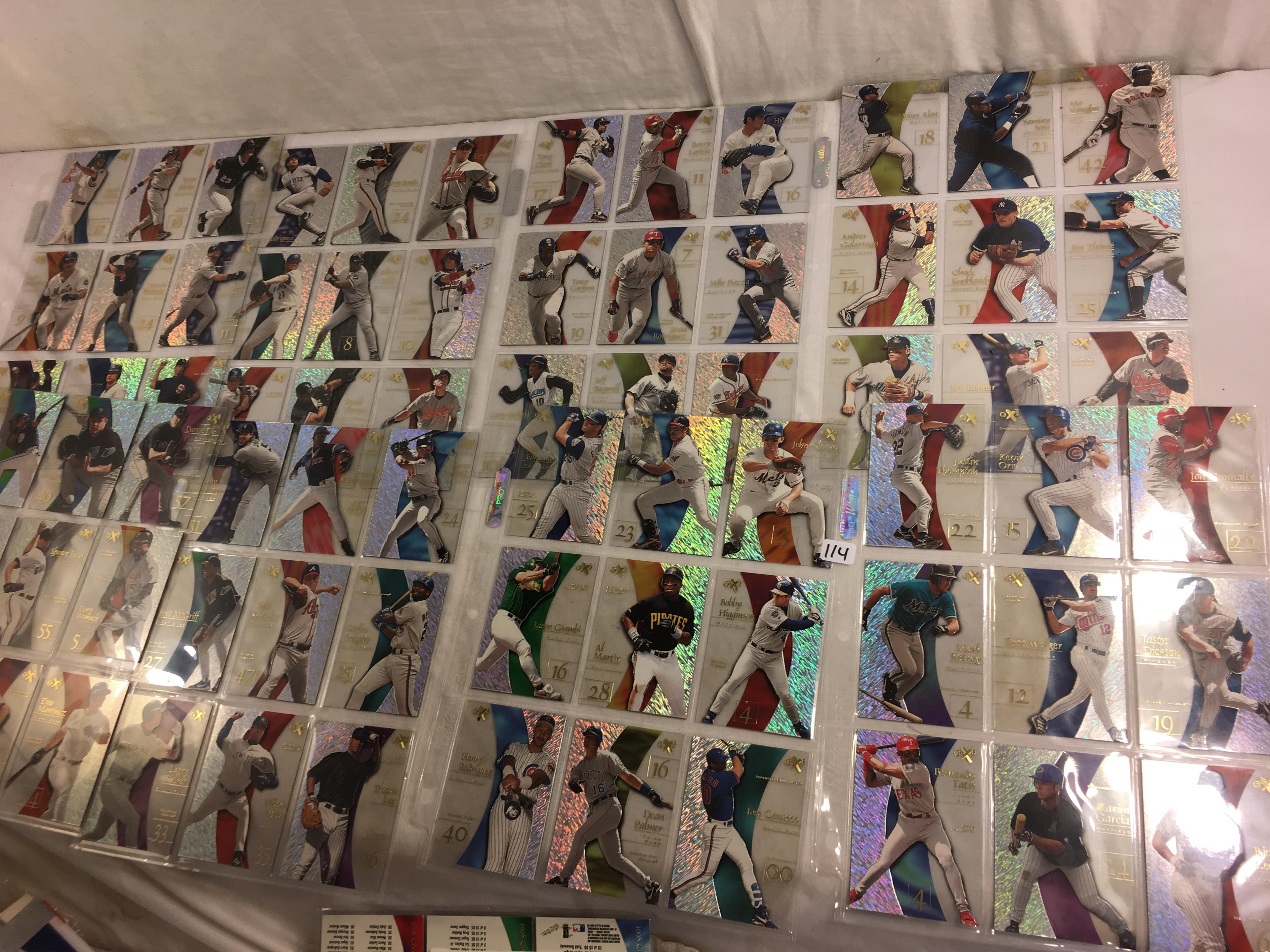 Collector Fleer Skybox 1998 MLB Trading Cards Set 10 sheets