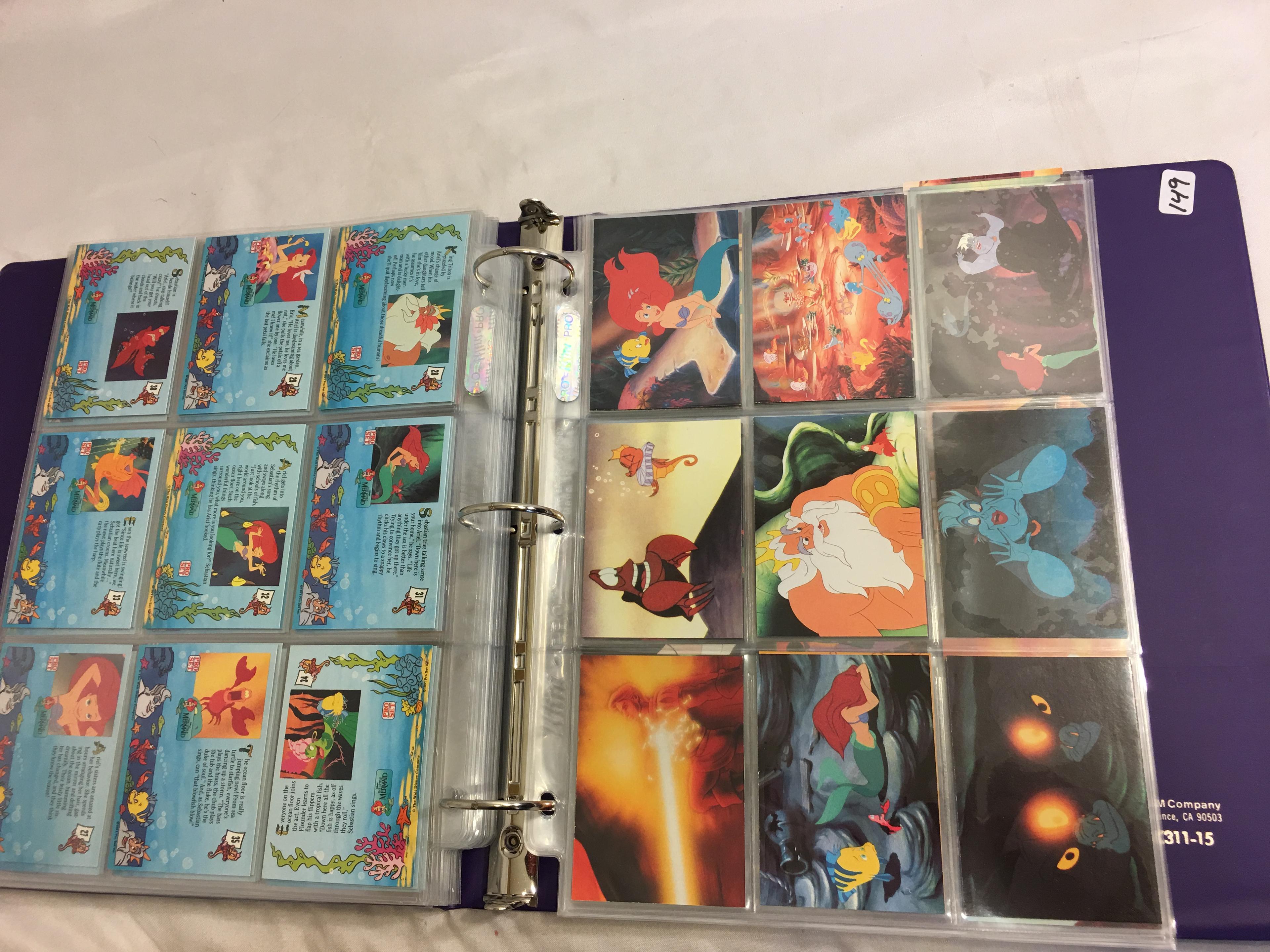 Collector Skybox Snow White & the 7 Dwarfs & Little Mermaid Trading Cards Set 22 sheets