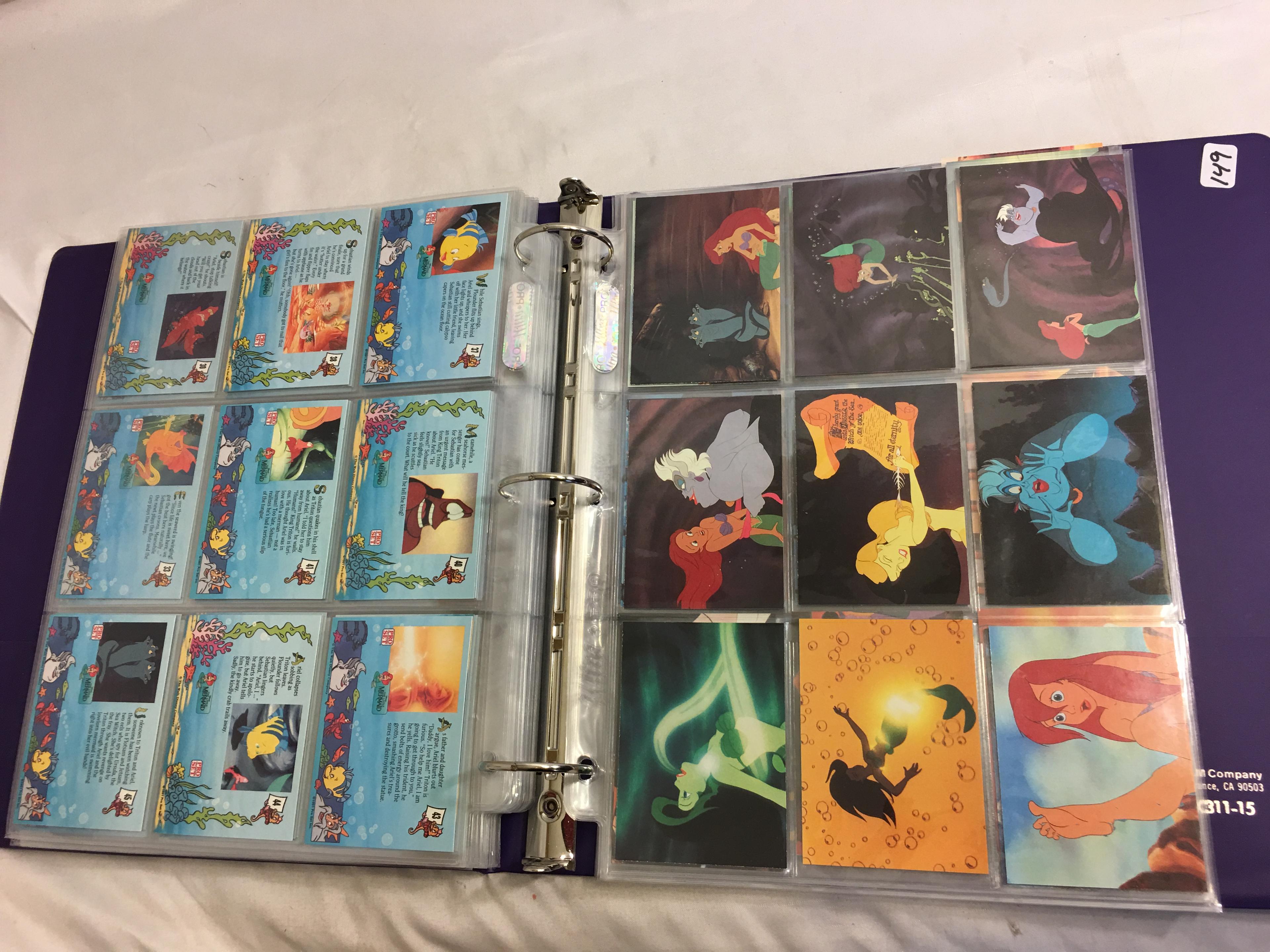 Collector Skybox Snow White & the 7 Dwarfs & Little Mermaid Trading Cards Set 22 sheets