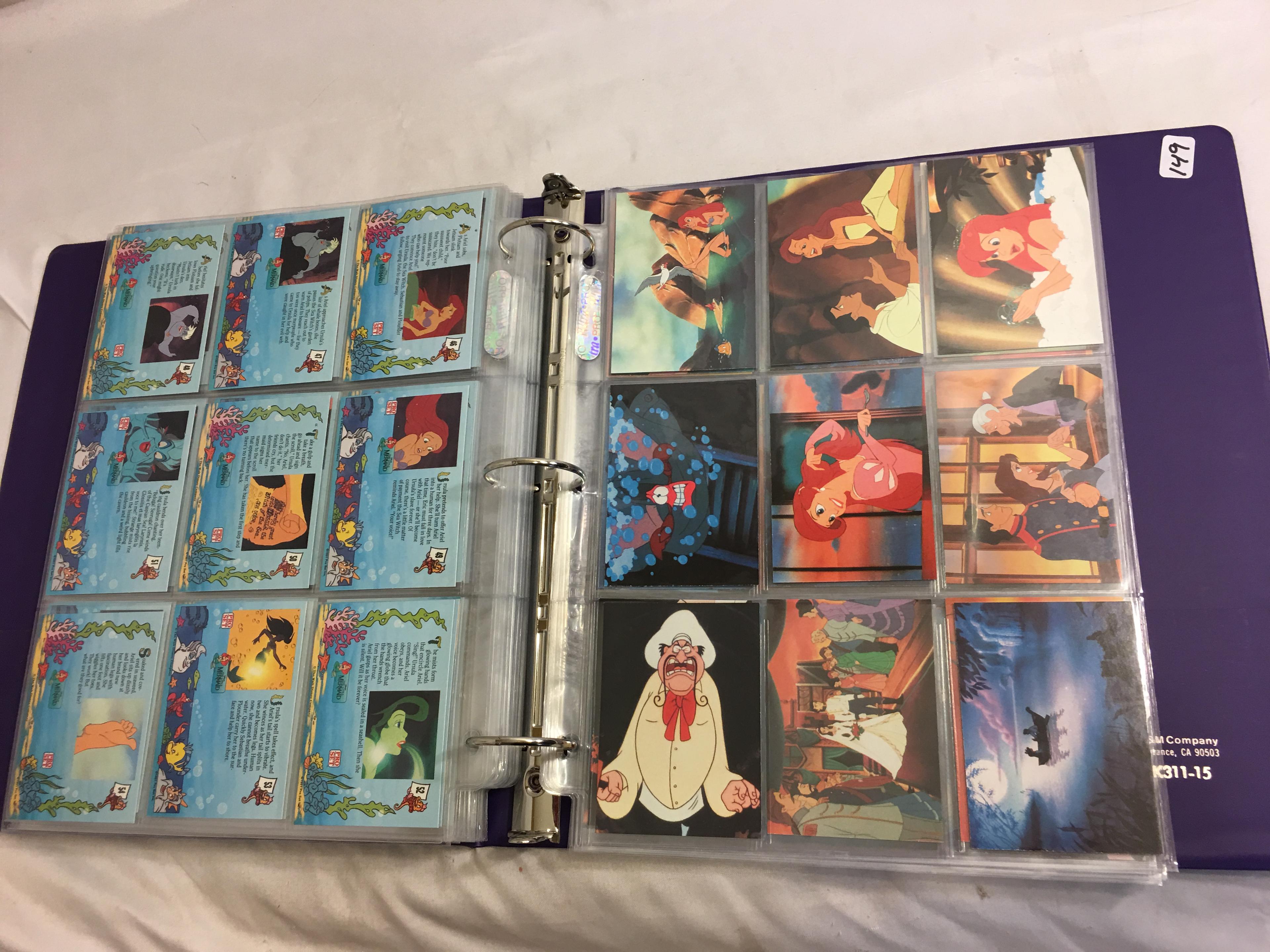 Collector Skybox Snow White & the 7 Dwarfs & Little Mermaid Trading Cards Set 22 sheets