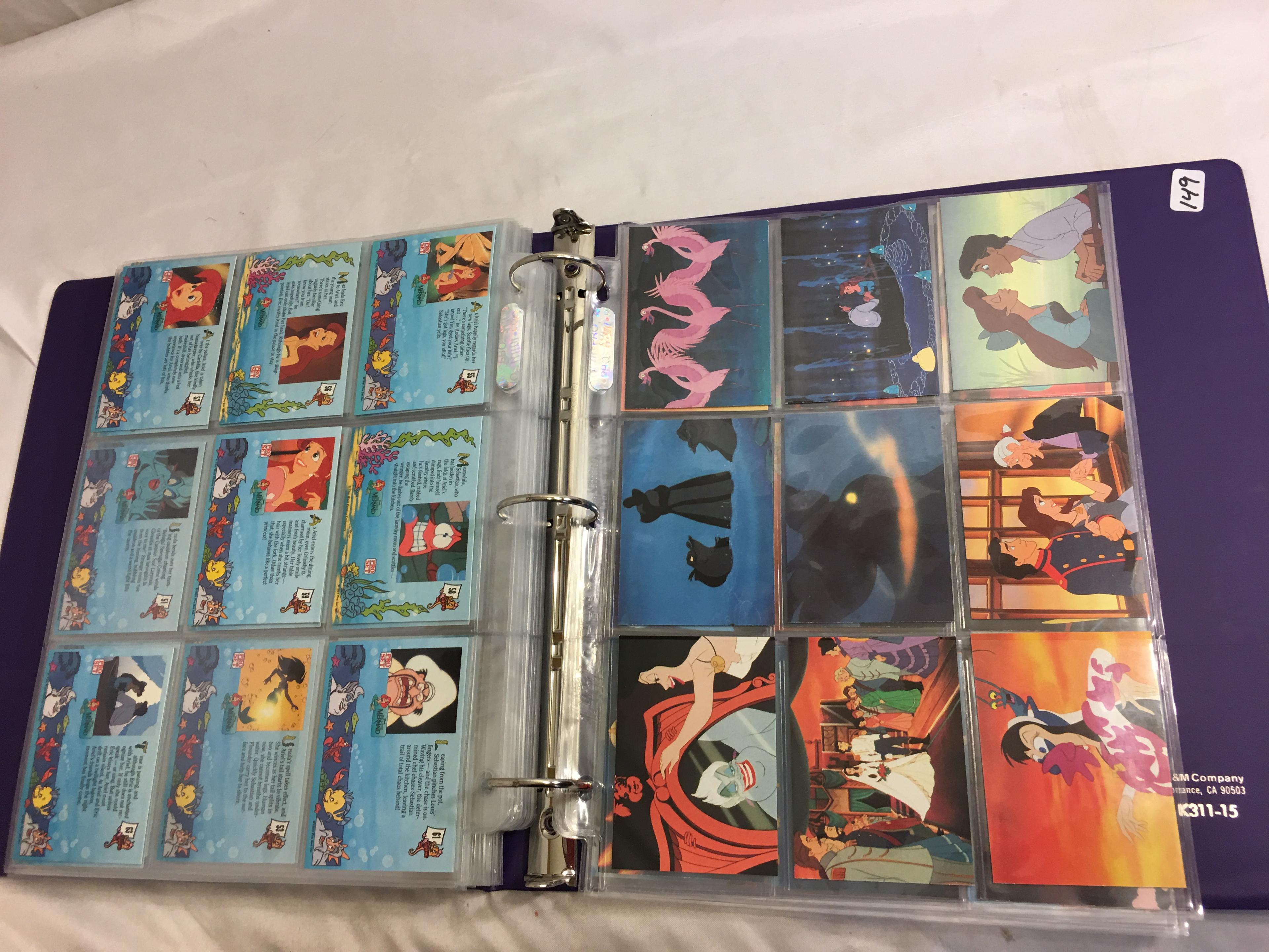 Collector Skybox Snow White & the 7 Dwarfs & Little Mermaid Trading Cards Set 22 sheets