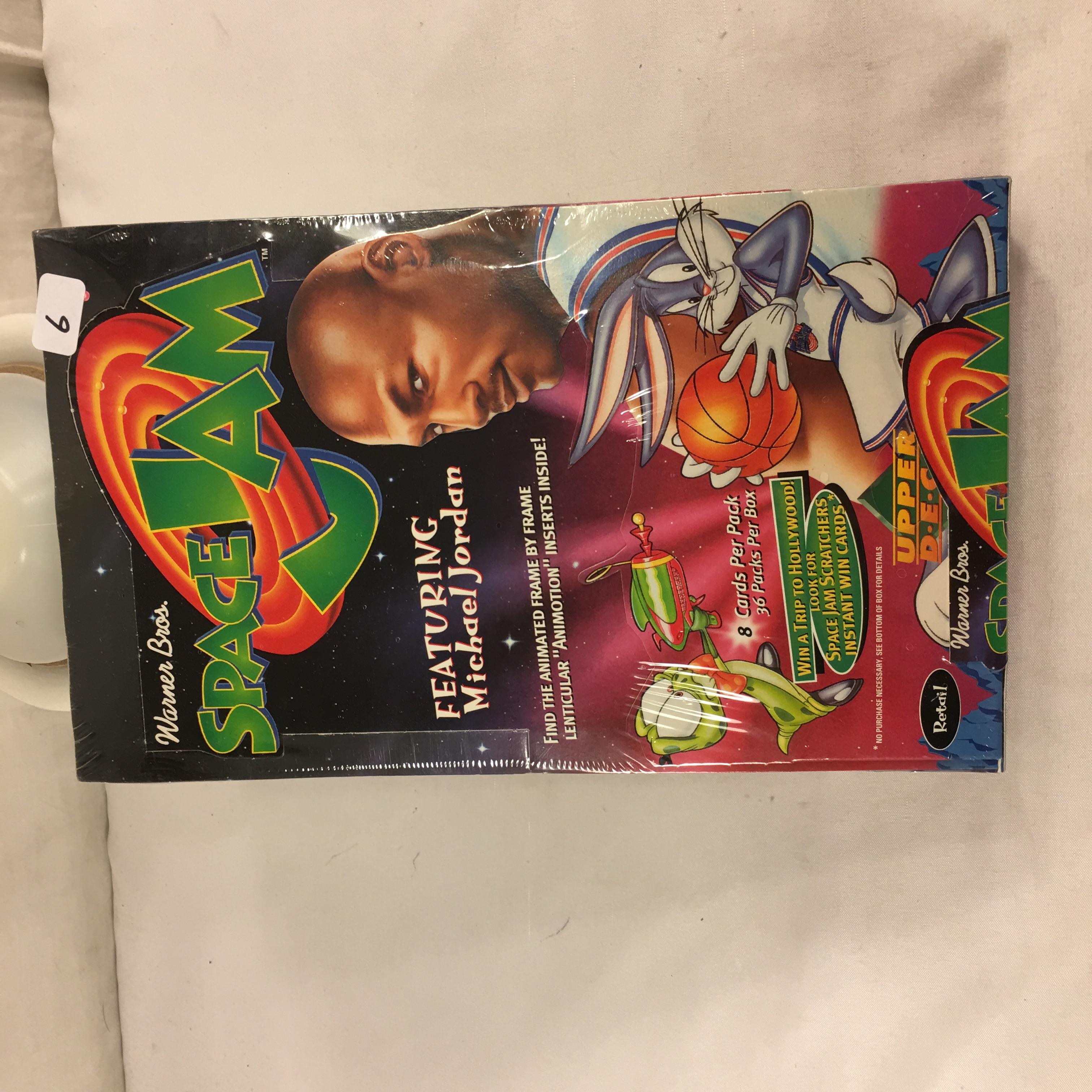 NIB Collector Sealed Upper Deck Warner Bros. Space Jam Ft. Michael Jordan Trading Cards