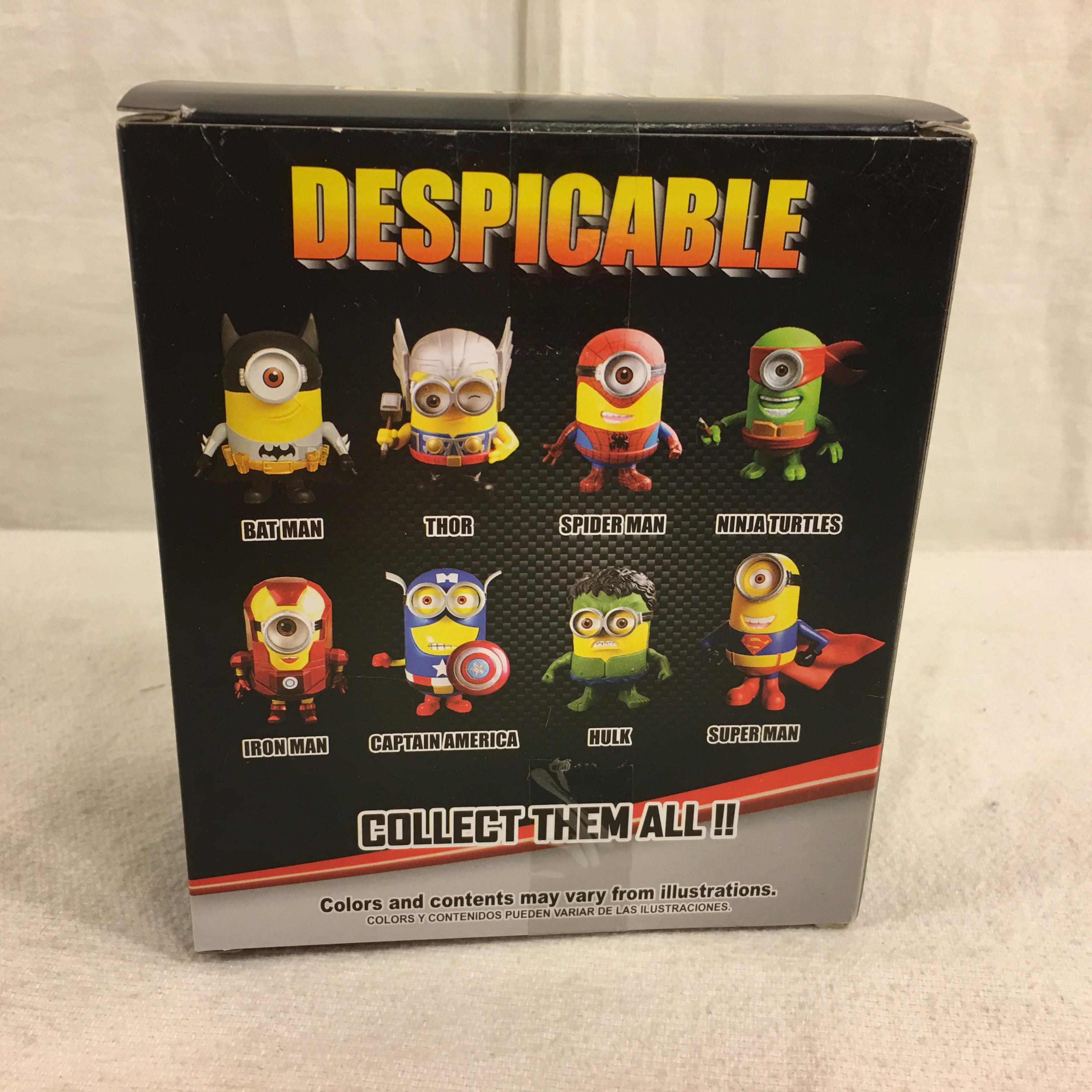 NIB Collector Super Warrior Despicable Bat Man   4"tall