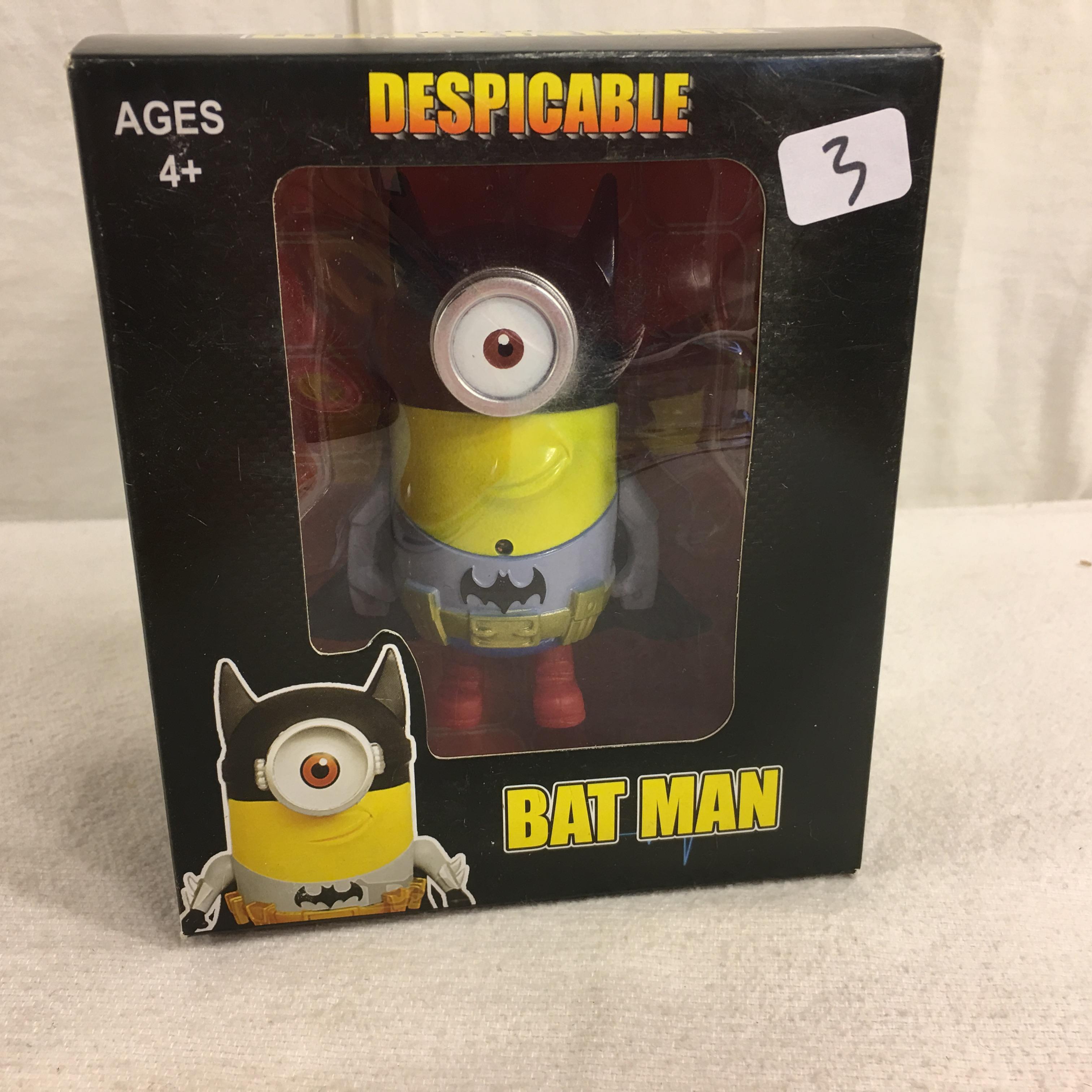 NIB Collector Super Warrior Despicable Bat Man   4"tall