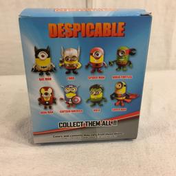 NIB Collector Super Warrior Despicable Captain America  4"tall